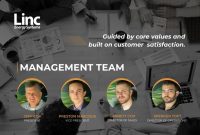 Linc Energy Management team: jeff cox, preston marcoux, garrett cox, spencer toft